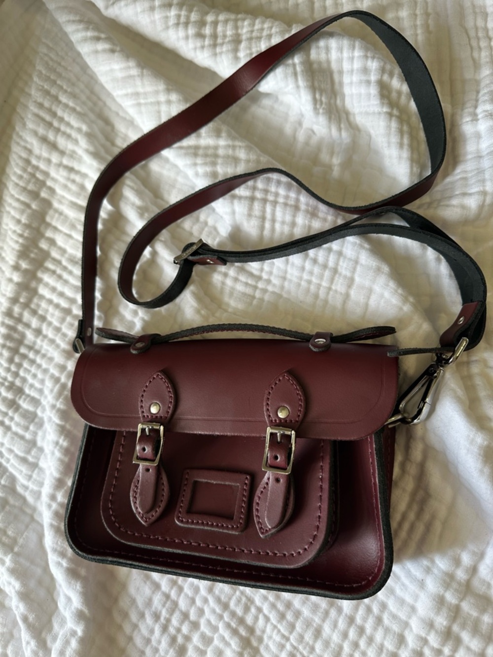 The Cambridge Satchel Company -The Mini in Oxblood - Picture 6 of 14